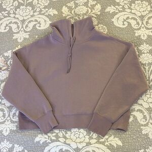 Harmony Balance Cropped Hoodie ~ Size Large ~ Lavender